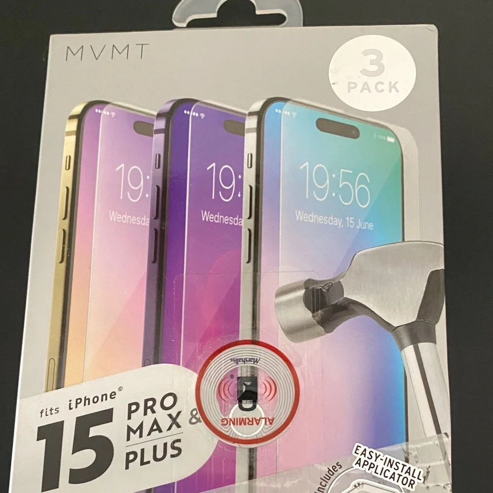 MVMT Screen Protector for iPhone 15 ProMax & Plus
